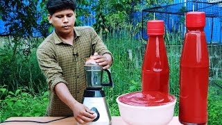 ടൊമാറ്റോ സോസ് വീട്ടിൽ തന്നെ ഉണ്ടാക്കാം How To Make Tomato Sauce At Home [upl. by Etnasa102]