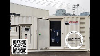 Large generator 700kva 800kva 1000kva rainproof diesel generator with low consumption [upl. by Lim]