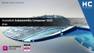 Autodesk Civil 3D 2025  Subassembly Composer Aprende desde Cero ET01 [upl. by Schlessinger]