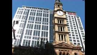 SYDNEY GPO CLOCKTOWER BELLS MARTIN PLACE SYDNEY WESTIN HOTEL [upl. by Shore]