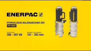 Hydraulische Bolzenabzieher der PPHSerie Metric  Enerpac [upl. by Enirolf]