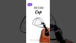 How to draw a cap art drawing artist topi [upl. by Kenwrick285]