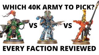 Which Army to Play in Warhammer 40K 10th Edition Every Army Reviewed [upl. by Ober145]