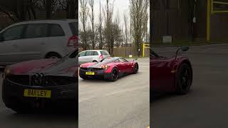 Pagani Huayra spotted in Coalville Leicestershire at Global Telemetrics [upl. by Latricia]