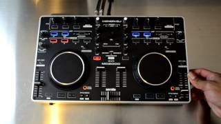 Denon DJ MC2000 Digital MIDI DJ Controller Video Review [upl. by Nerte]