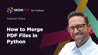 How to Merge PDF Files Using Python  IronPDF [upl. by Wahkuna378]