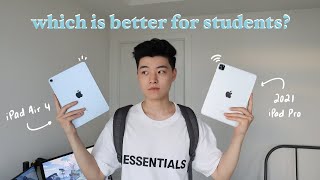 iPad Air 4 vs iPad Pro 2021 Student Edition [upl. by Arze668]