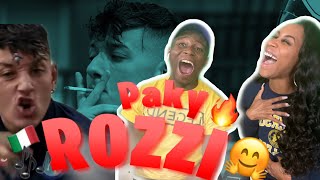 FIRST ITALIAN RAP REACTION TO PAKY X ROZZI  BLACK AMERICANS [upl. by Ahearn565]