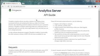 ThingWorx Analytics Accessing the Interactive API guide [upl. by Balthasar]