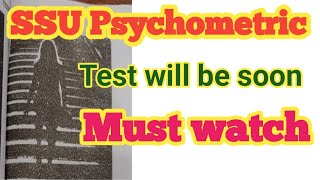 psychometric test SSU ssupolice pictureastory ssusindhpolice history [upl. by Felix]