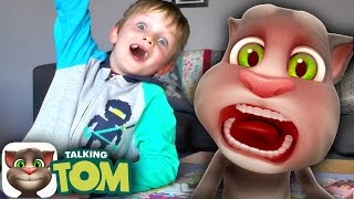 NEW Talking Tom Cat app  Relaunch Exclusive First Laugh [upl. by Pilloff482]