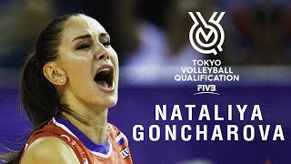 BEST Volleyball Spikes Nataliya Goncharova I Womens Volleyball Olympic Qualification 2019 [upl. by Wright]