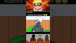 Naruto squad reaction on Kushina love Kakashi 😂😂 short shorts parody [upl. by Suiradel]