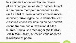 Le défunt sait il quon a fait une aumône en son nom [upl. by Entirb]