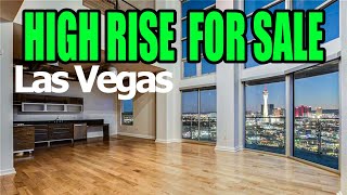 JawDropping Vegas Strip Views Luxury Penthouse Condo Tour in HighRise Marvel 🌆 MustSee [upl. by Aneeres]