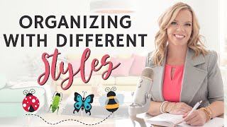 How to ORGANIZE with DIFFERENT Organizing Styles in one Home [upl. by Urissa]