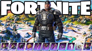 GEARS OF WAR in FORTNITE  Marcus Fenix Kait Diaz amp All Gears of War Items [upl. by Louise886]