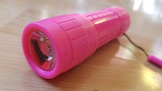 Clas Ohlson LED Flashlight Pink [upl. by Nitsa]