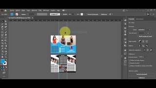 Comment faire un design dun dépliant resto verso avec illustrator [upl. by Nybbor73]