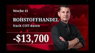 Rohstoff und Futureshandel nach COT Daten KW41 [upl. by Madelina]