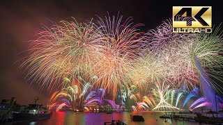 ⁽⁴ᴷ⁾ Fetes de Geneve 2018  Grand feu dartifice 2018  Sugyp  Big Fireworks  Feuerwerk [upl. by Sharai187]