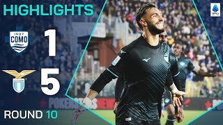 COMOLAZIO 15  HIGHLIGHTS  TWO red cards as Lazio cruise to victory  Serie A 202425 [upl. by Rosmunda913]