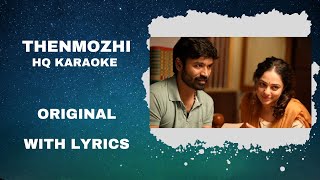 Thenmozhi Karaoke  Tamil Karaoke With Lyrics  Full Song  HighQuality [upl. by Shue565]