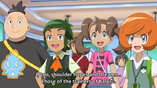 Ritchie Sawyer TrevorTierno Shauna Jimmy And Marnie Returns In Pokémon Journeys English Subbed [upl. by Rebane]