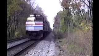 Amtraks California Zephyr 1999 Trip  Part I [upl. by Clayborn]