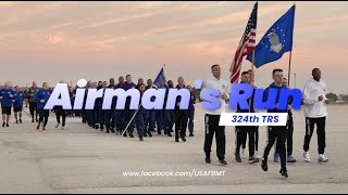 324th Training Squadron Airmans Run  January 11 2023 [upl. by Kacy202]