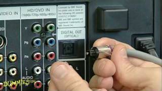 How to Connect an HDTV to Your Sound System or Home Theater For Dummies [upl. by Stricklan]