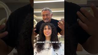 Curl Cut  Sabit Akkaya Hairstylist saçkesimi saçboyama saç kuaför saçbakımı [upl. by Alius16]