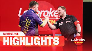 FIFTH ROUND ✅ Day Two Main Stage Afternoon Highlights  2024 Ladbrokes UK Open [upl. by Goer39]