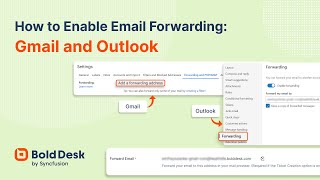 How to Enable Email Forwarding Gmail and Outlook [upl. by Eohce]