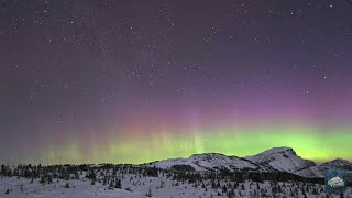 Banff redpink Aurora cam 30th  31st October 2021 [upl. by Oicnevuj646]