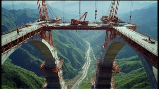 World Amazing Modern Bridge Construction Machines Technology  Biggest Heavy Equipment Working 4 [upl. by Amlez]