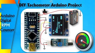 DIY Arduino Tutorial Tachometer RPM Counter [upl. by Longo]