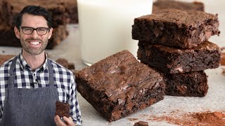 Fudgy Chocolate Brownies Recipe [upl. by Araccat]