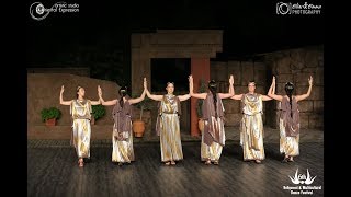 Ancient Greek dance by the Caryatids  6th Bollywood amp Multicultural Dance Festival [upl. by Tomasine]