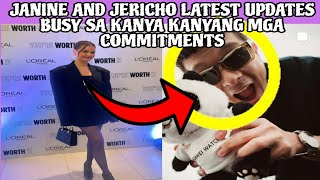 JANINE AND JERICHO LATEST UPDATES BUSY SA KANYA KANYANG MGA COMMITMENTS‼️ [upl. by Eleph]