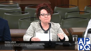 PL15 Association des infirmières praticiennes spécialisées du Québec [upl. by Marita]