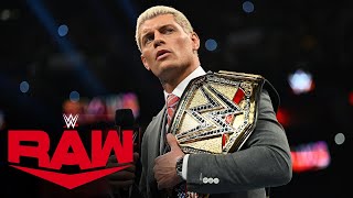 Cody Rhodes relives his journey to the Undisputed WWE Universal Title Raw highlights April 8 2024 [upl. by Amy]