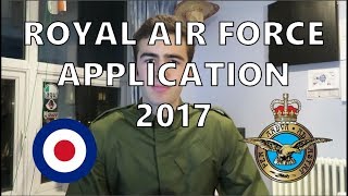 Royal Air Force Application Process 2017  Officer and Aircrew applicants [upl. by Seavey]