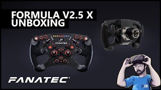 Fanatec Formula V25X  Unboxing and First Impressions [upl. by Burgwell]