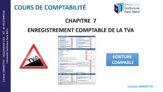 7 Comptabilisation de la déclaration TVA  Cours de comptabilité générale TVA [upl. by Ramyaj]