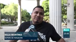 Entrevista Killa Martínez  Mega noticias Tehuacan 2023 Tehuabang Rapmexicano [upl. by Eylrahc456]