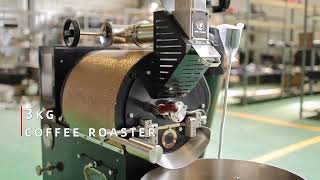 CQ 3KG gas coffee roaster  new production [upl. by Disini340]