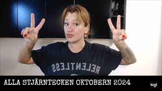 ALLA STJÄRNTECKEN OKTOBER 2024 [upl. by Cozmo]