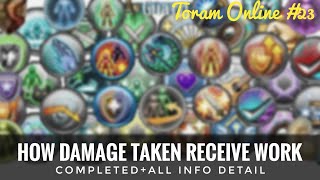 Toram Online How Damage Taken Receive Work Joji [upl. by Anhej]