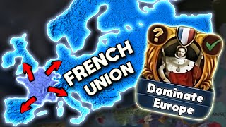 UNITE Europe with THIS strategy as FRANCE EU4 France Guide 2024 [upl. by Aimo]